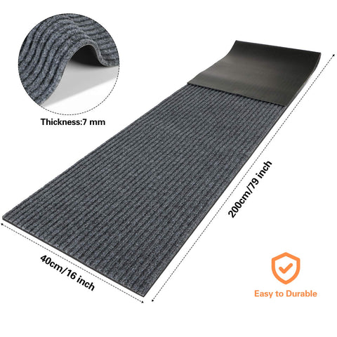 Nuanchu multi-purpose door mat for indoor and outdoor use keeps floors clean.