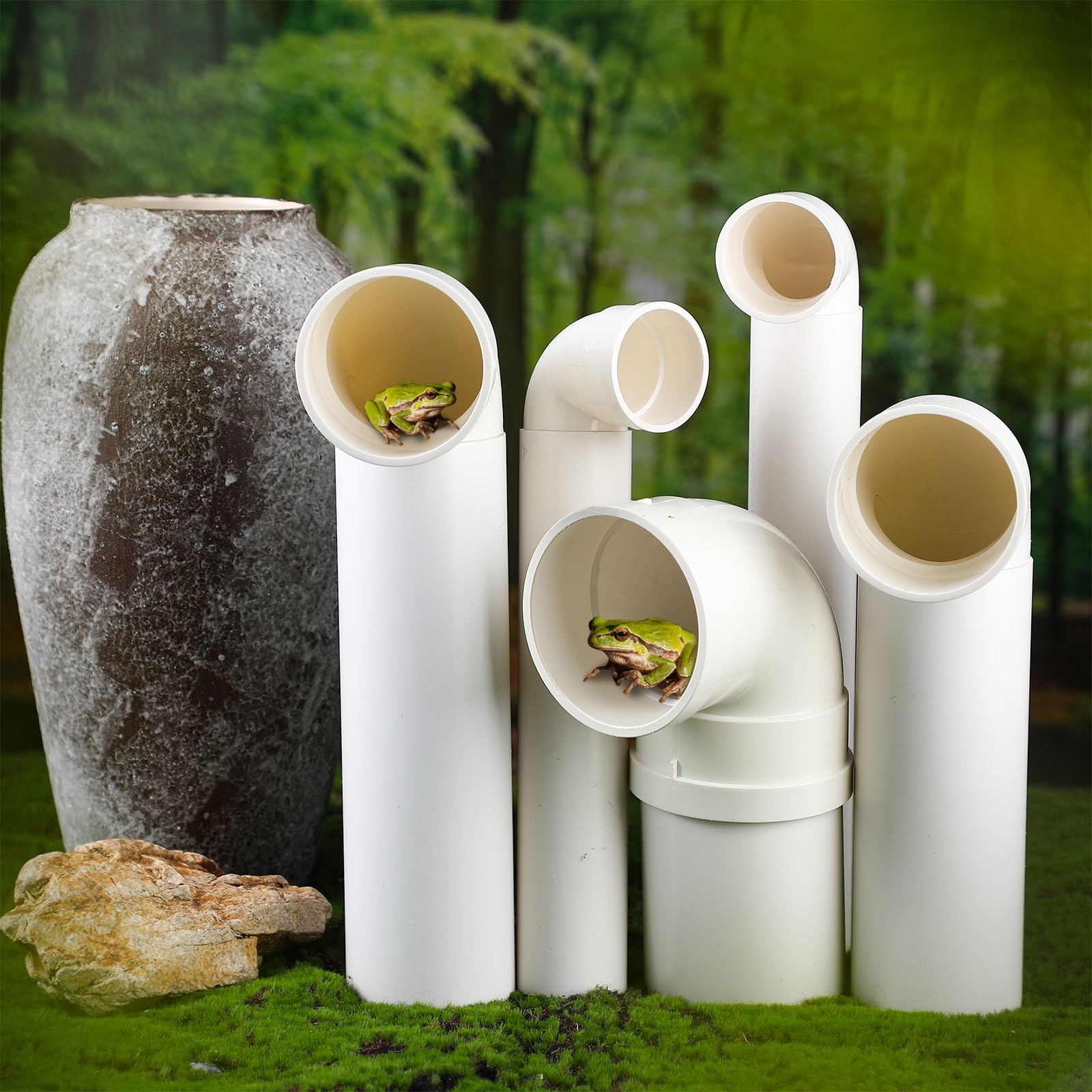 Nuanchu tree frog house size 1; compact shelter for outdoor tree frogs.