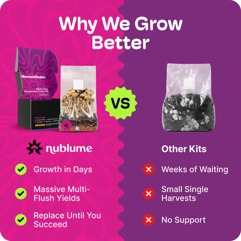 NuBlume USA-made substrate highlights quality and local production.