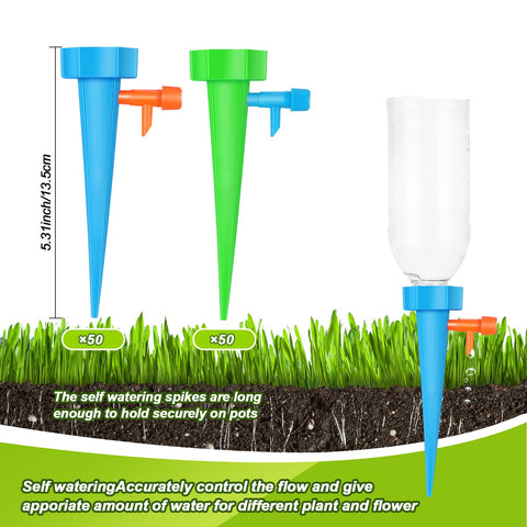 Nuenen spikes used in outdoor garden for reliable watering.