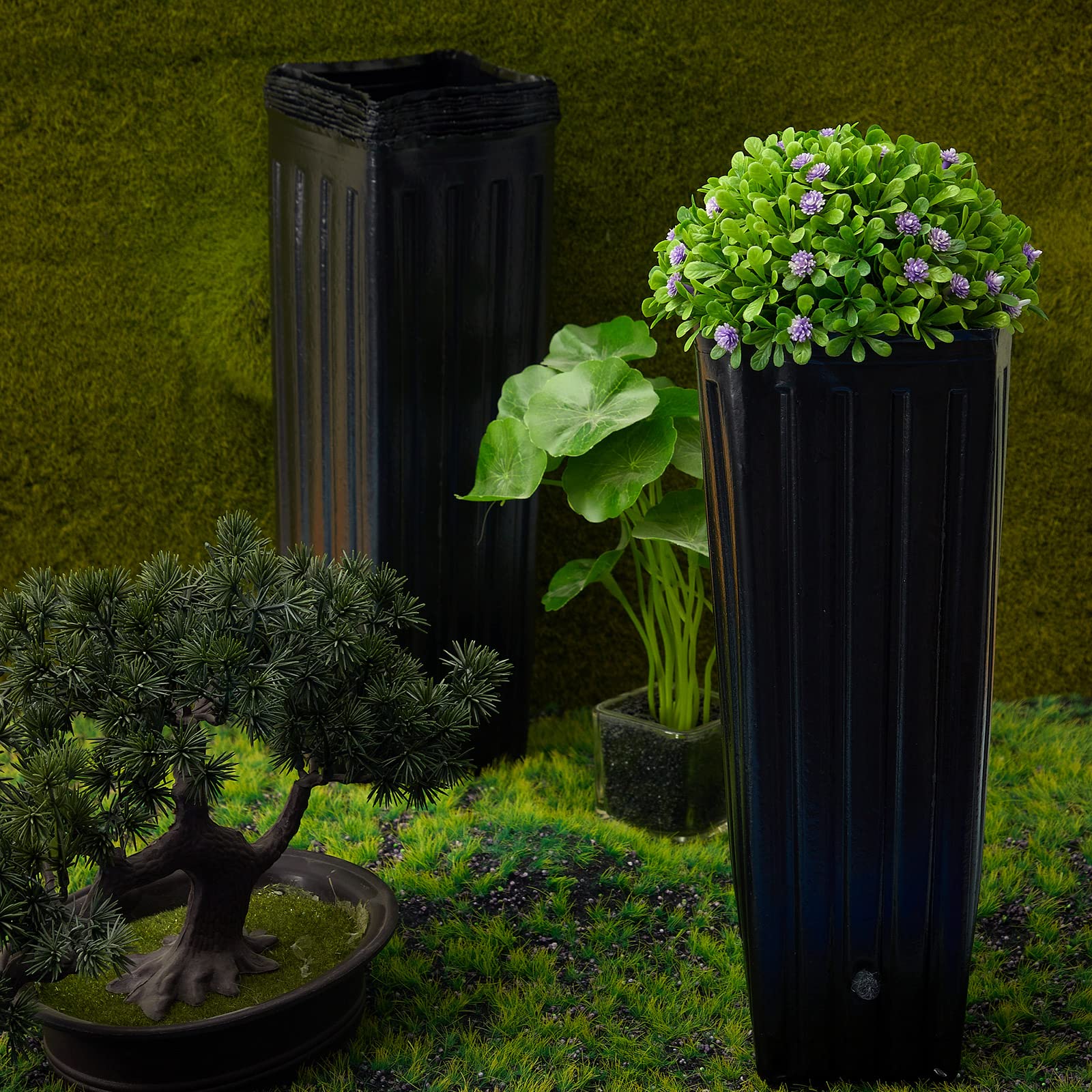 Nuenen reliable reusable plastic pots resist deformation for long-term gardening.