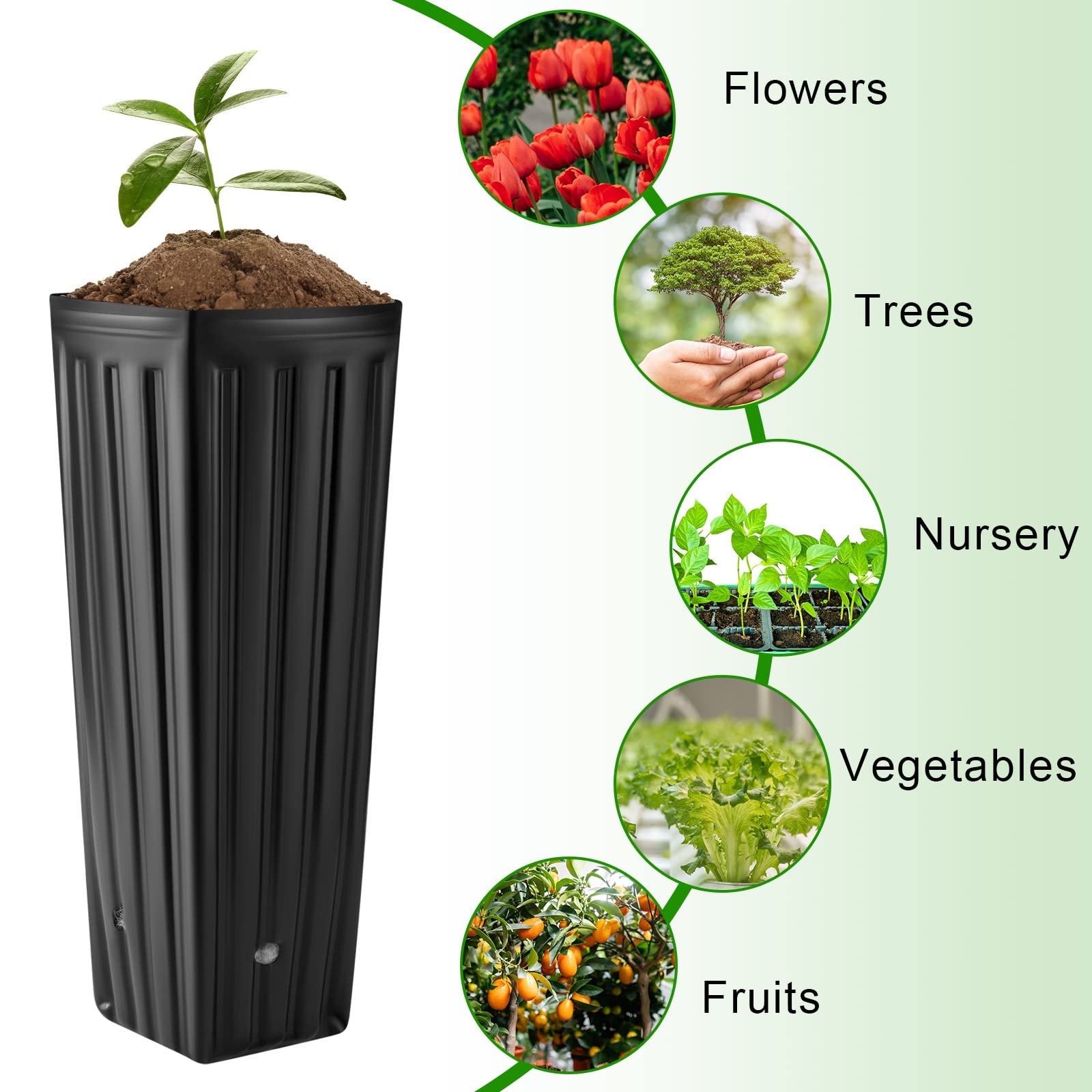 Nuenen waterproof durable pots withstand watering and reuse season after season