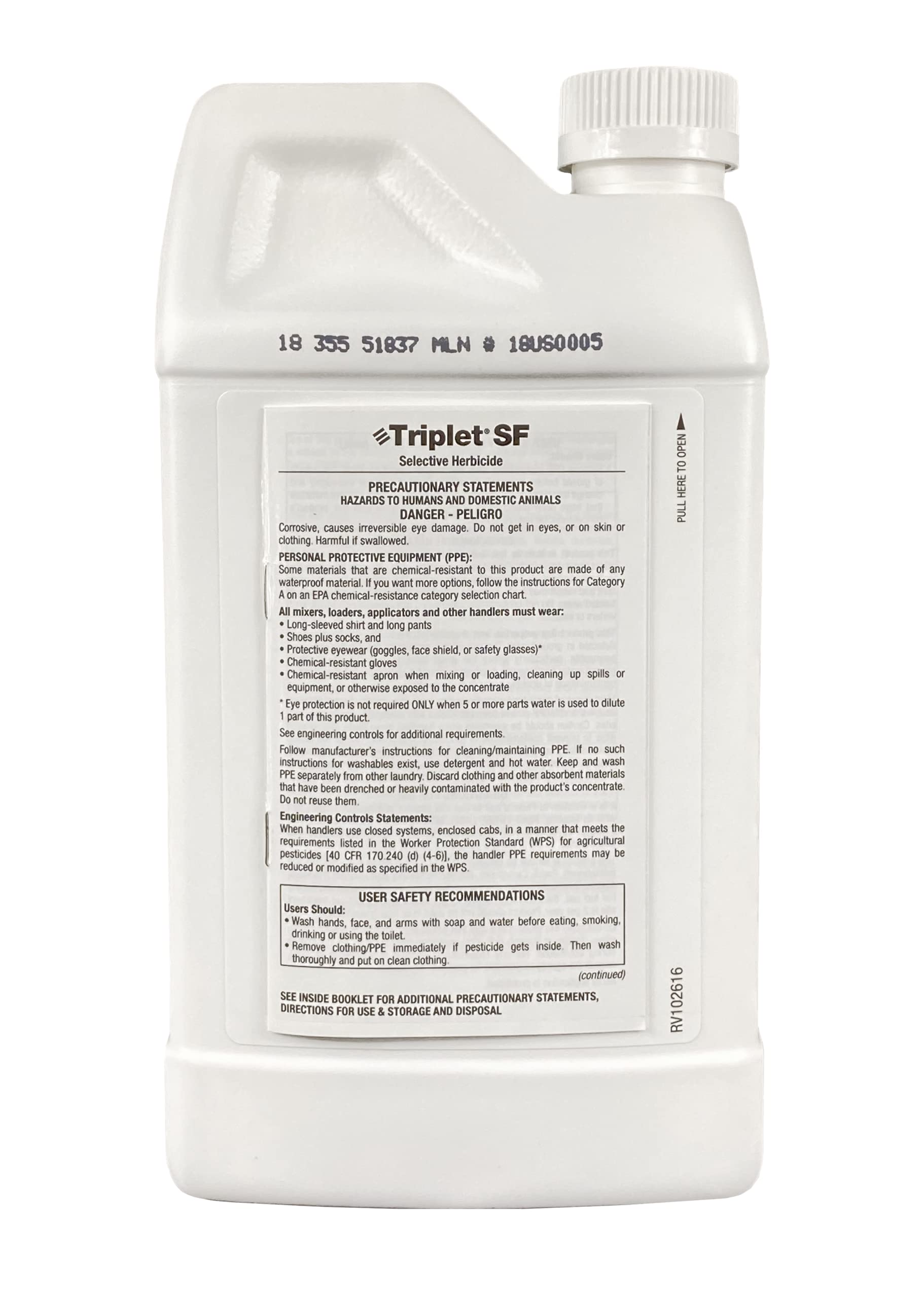 Nufarm Triplet SF sprayer-application supports flexible turf weed management for lawns.