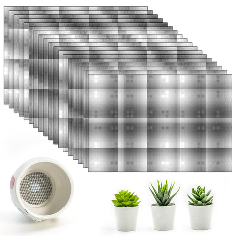 Nufiwra flower pot hole mesh pad 30x20 cm for better drainage and soil stability.