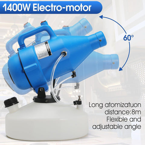 NuFlySic 4.5L fogger atomizer nozzle delivering dense mist