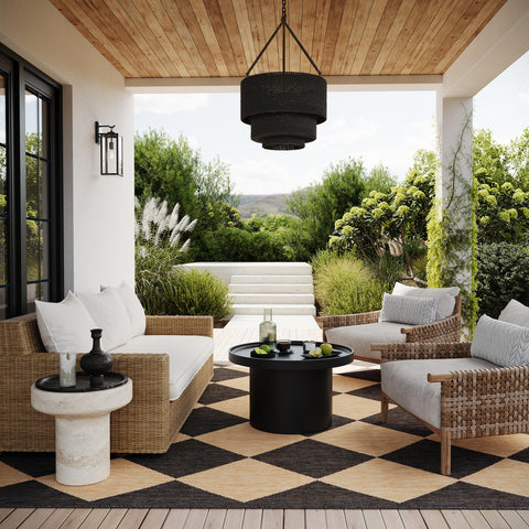 nuLOOM Sabina Diamond Trellis 8x10 rug suitable for outdoor spaces with easy maintenance.