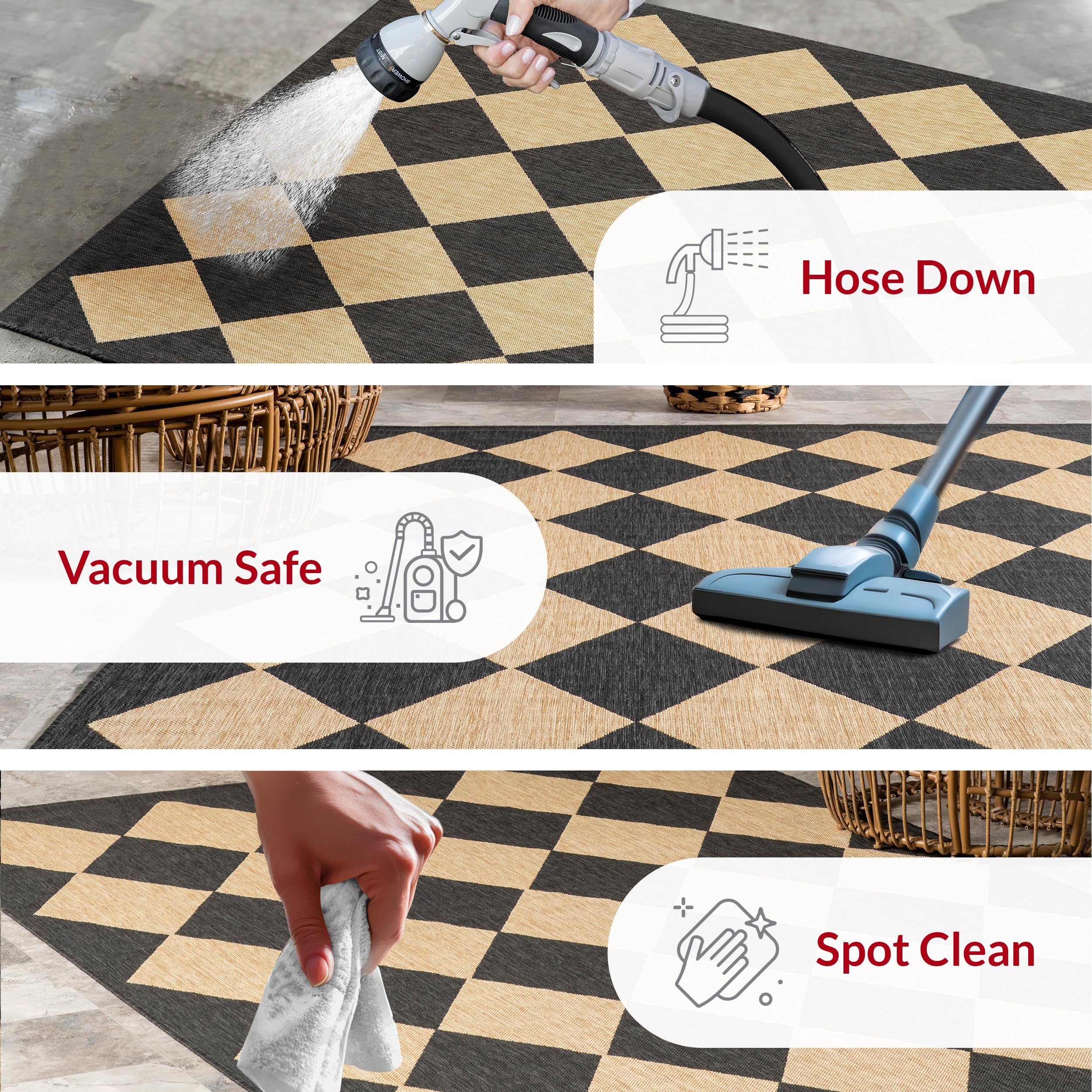 nuLOOM Sabina easy-clean surface enables quick maintenance after pets.