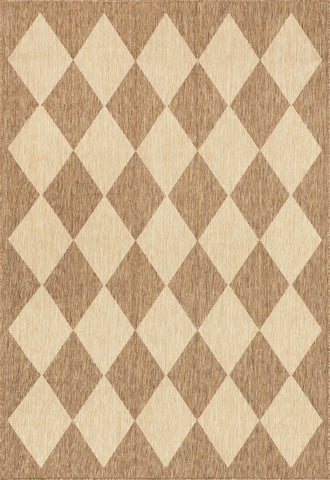 nuLOOM Sabina trellis pattern close-up showing durable low-pile fabric.