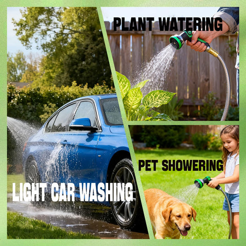 Numwot spray patterns support cleaning tasks and pet washing.