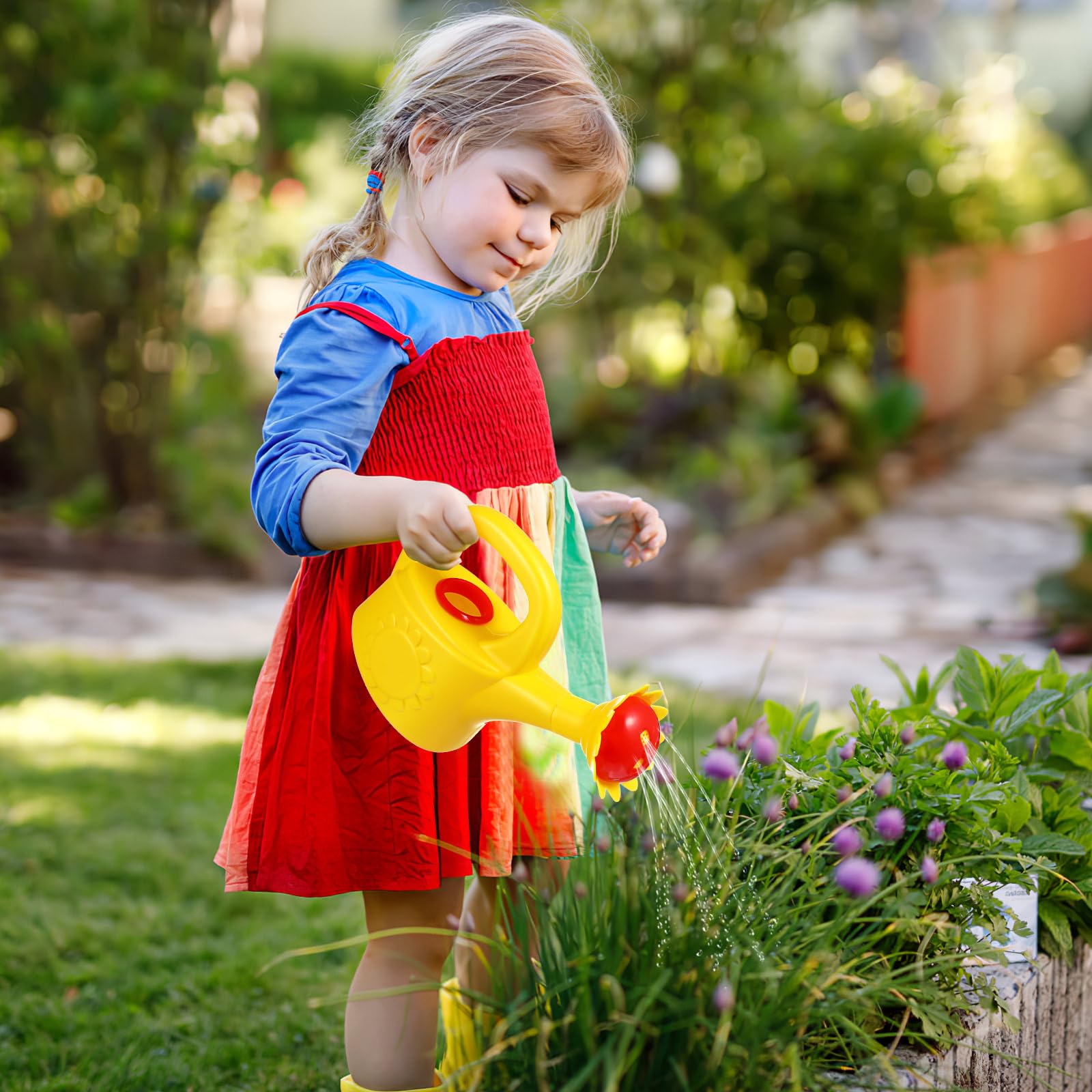 NUOBESTY chicken watering cans cute design for easy grip and gardening