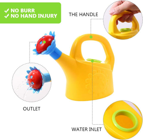 NUOBESTY colorful mini watering can inspires creative gardening sessions