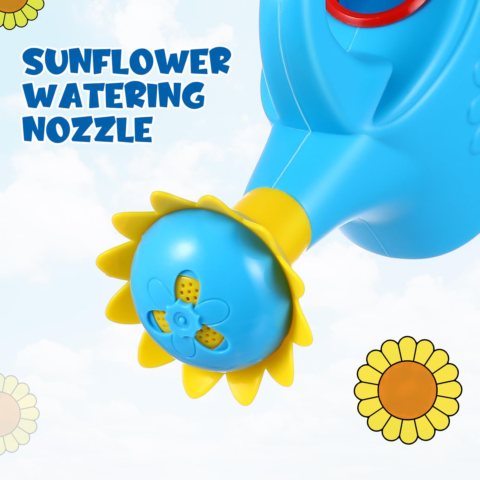 NUOBESTY lightweight watering can enables easy handling during outdoor watering