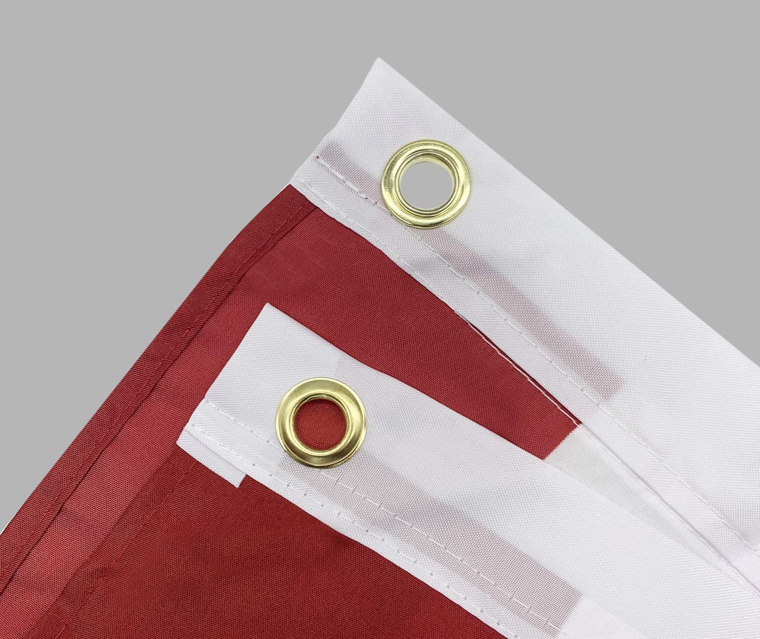 NUOGIC fade-resistant nylon bunting preserves bright colors outdoors.