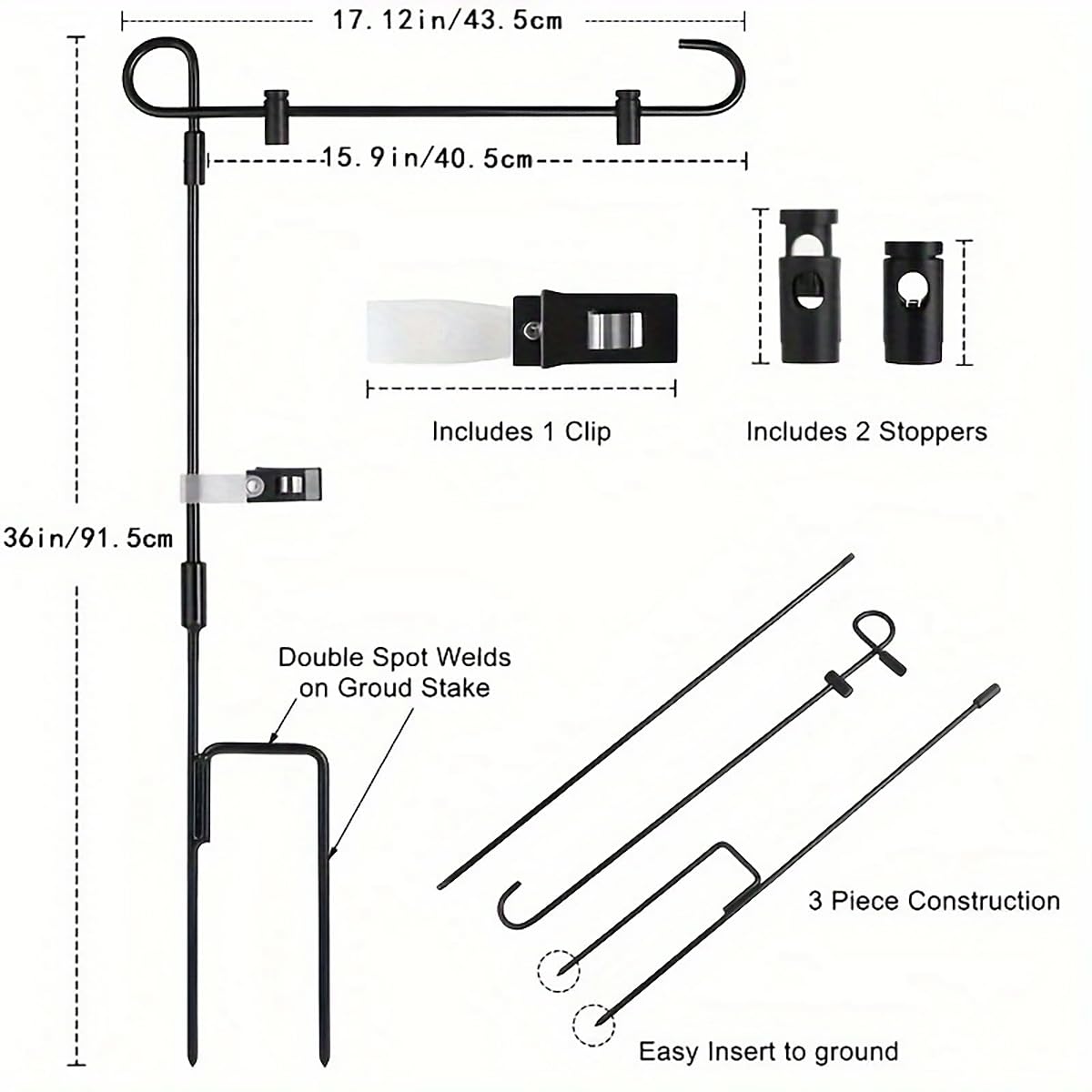 NUOGIC steel stand close-up shows weather-resistant powder coating.