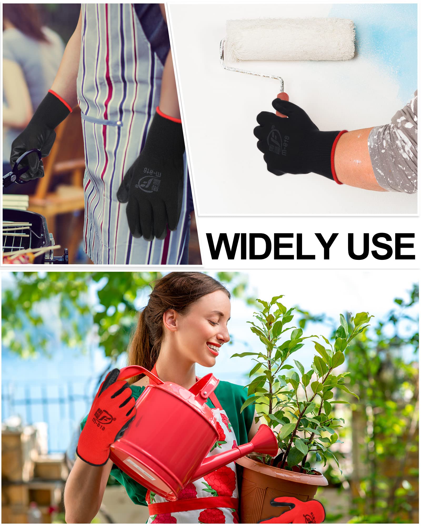 Nuogo durable garden gloves are washable for long term reuse