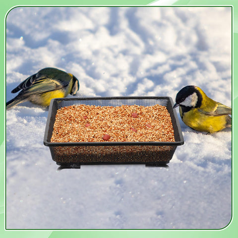Nuogo feeder tray fits garden, patio, lawn - easy maintenance with simple flipping and wiping