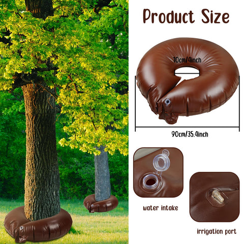 Nuogo 15-gallon capacity highlights long-lasting watering for trees.
