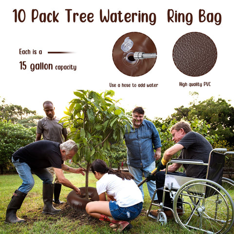 Nuogo UV-resistant PVC material provides outdoor durability for garden use.
