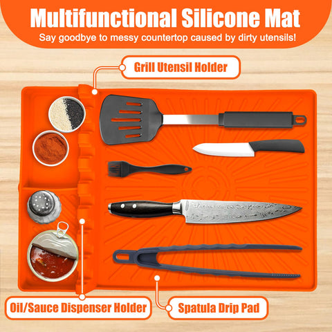 Hanging and roll-up storage option keeps the mat ready for next use.