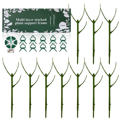 Nuotuv stackable 11-inch stake supports Monstera climbing indoors.