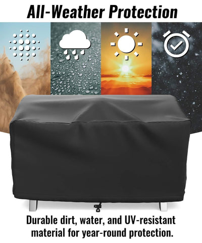 NUPICK 24in table top cover in rain test.