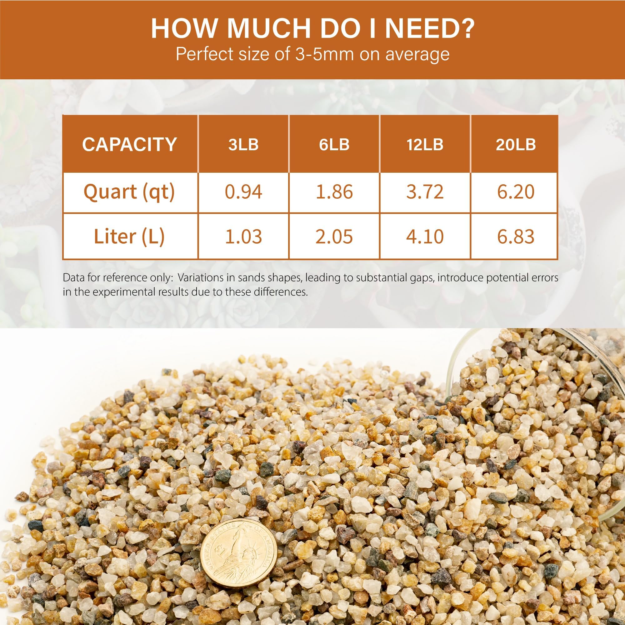 NUPICK coarse sand as aquarium base for freshwater tanks.