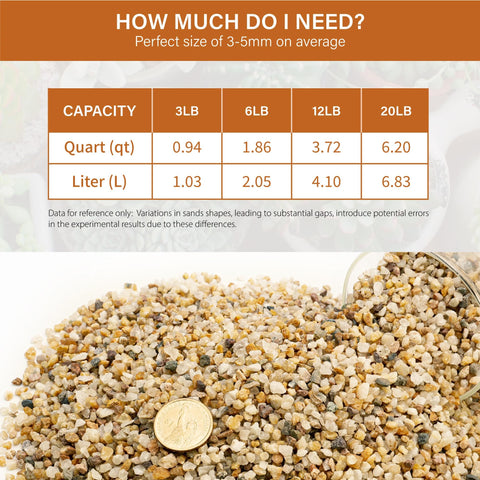 NUPICK coarse sand as aquarium base for freshwater tanks.