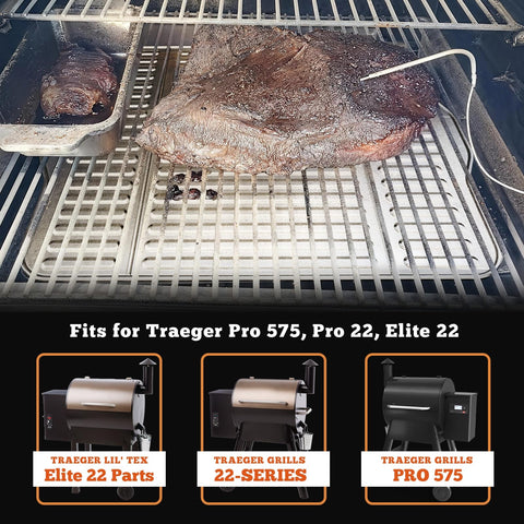 NUPICK BAC507 non-stick coating eases cleanup after grilling sessions.