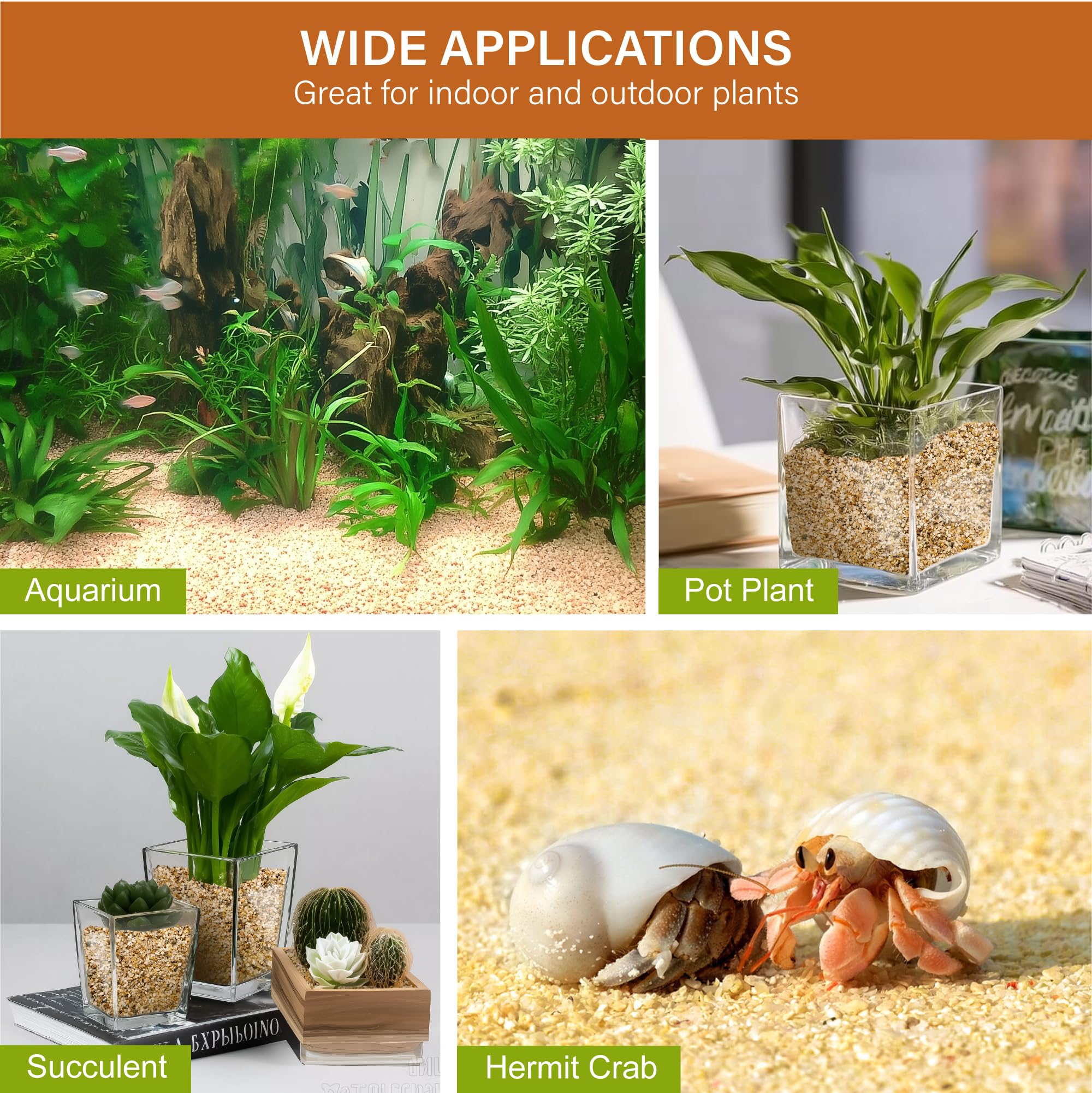 NUPICK bonsai filler sand helps create natural soil texture for tiny trees.