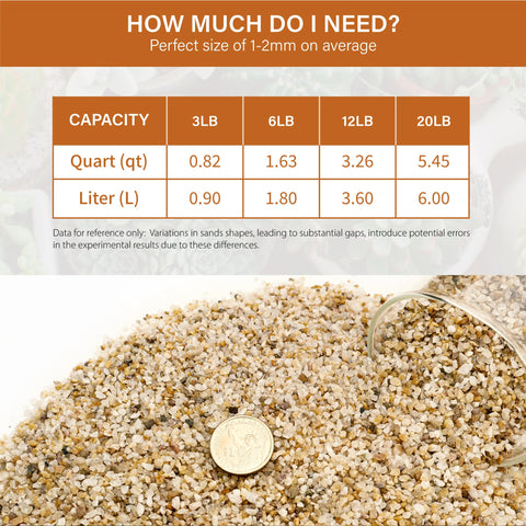 NUPICK desert sand for cactus creates natural color and stable substrate for desert-inspired displays.