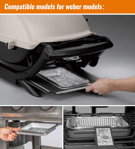 NUPICK drip pans with Traveler and Pulse grills capture grease for quick replacement