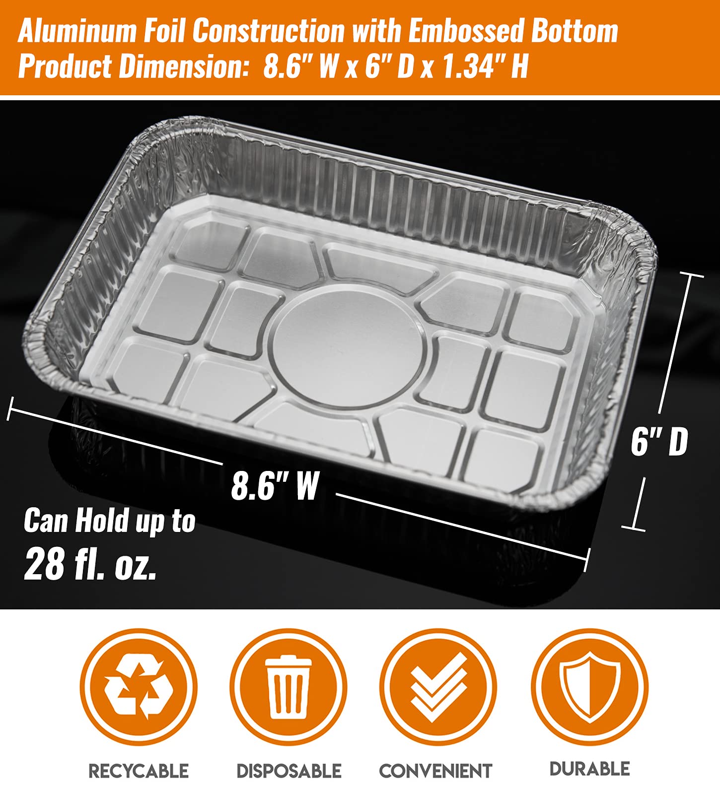 NUPICK drip pans for Q Series grills help contain drips and simplify cleanup