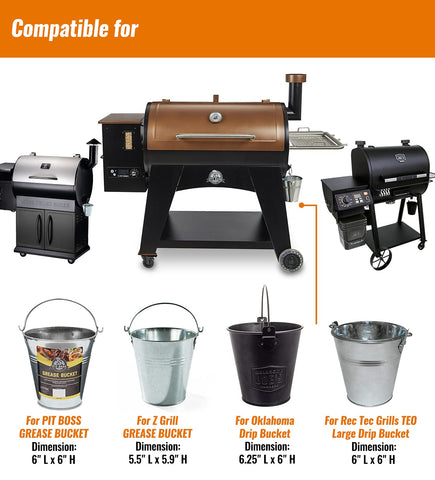 NUPICK disposable liner keeps grilling buckets clean after use.