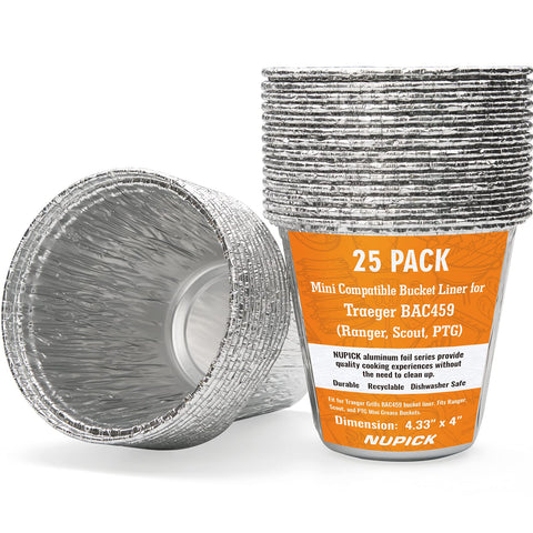 NUPICK grease bucket liner for Traeger Ranger keeps interior clean between cooks.