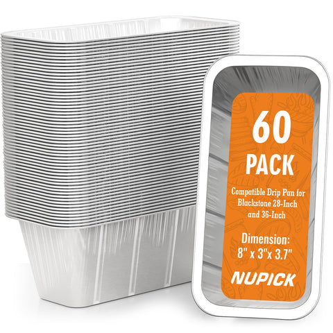 NUPICK grease cup liner for 36-inch Blackstone griddle, simplifies cleanup and reuse.