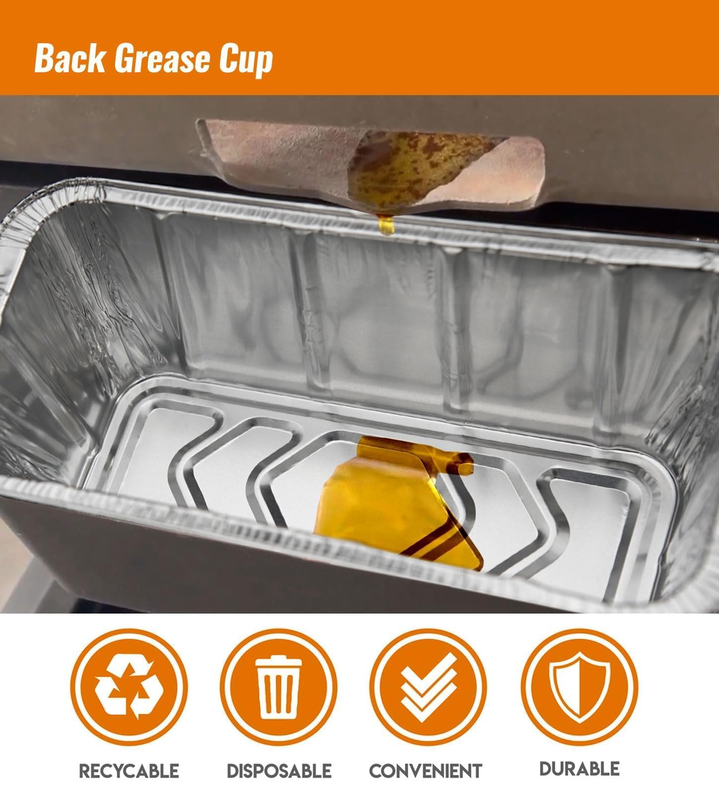 NUPICK grease cup liner for Blackstone Pro Series, durable and reusable.