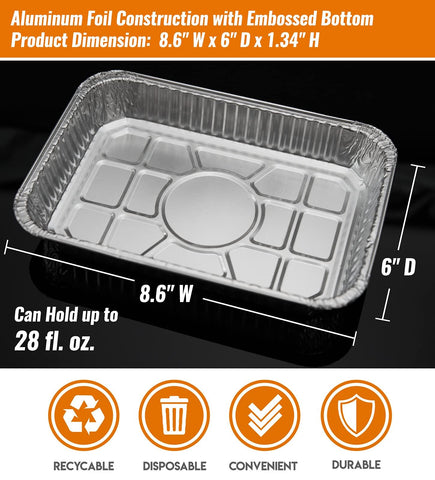 NUPICK grill pan liners offer durable, reusable aluminum for multiple cookouts.