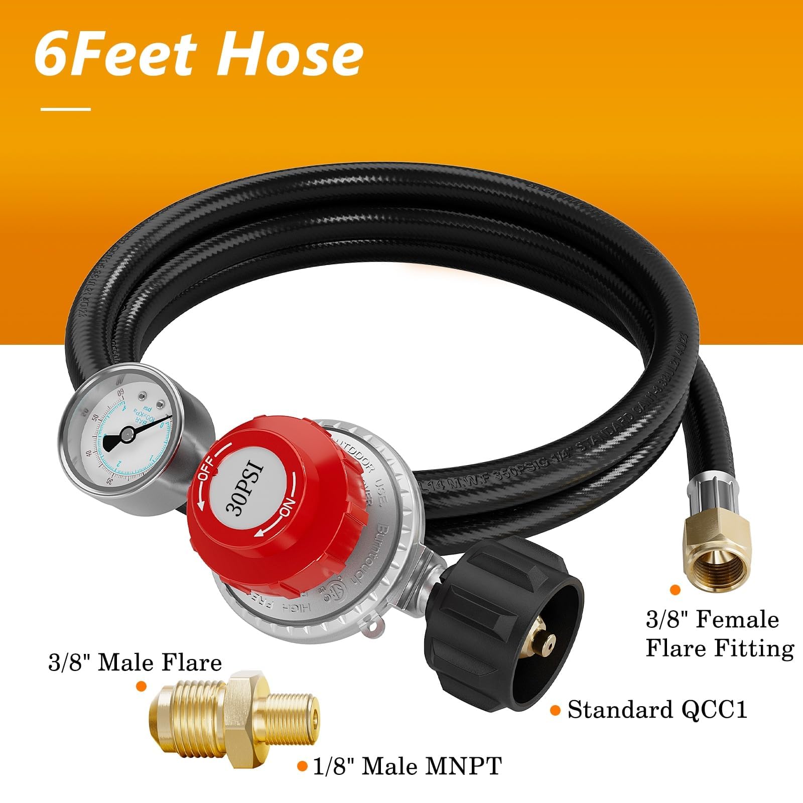 NUPICK gauge display shows real-time 0-60 PSI monitoring for precision.