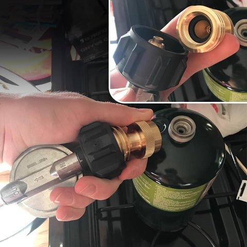 Compact, portable NUPICK adapter suitable for camping or tailgating.