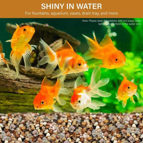 NUPICK river rocks landscaping pebbles for DIY projects and borders