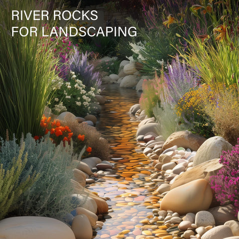 NUPICK garden rocks deter weeds and improve drainage.