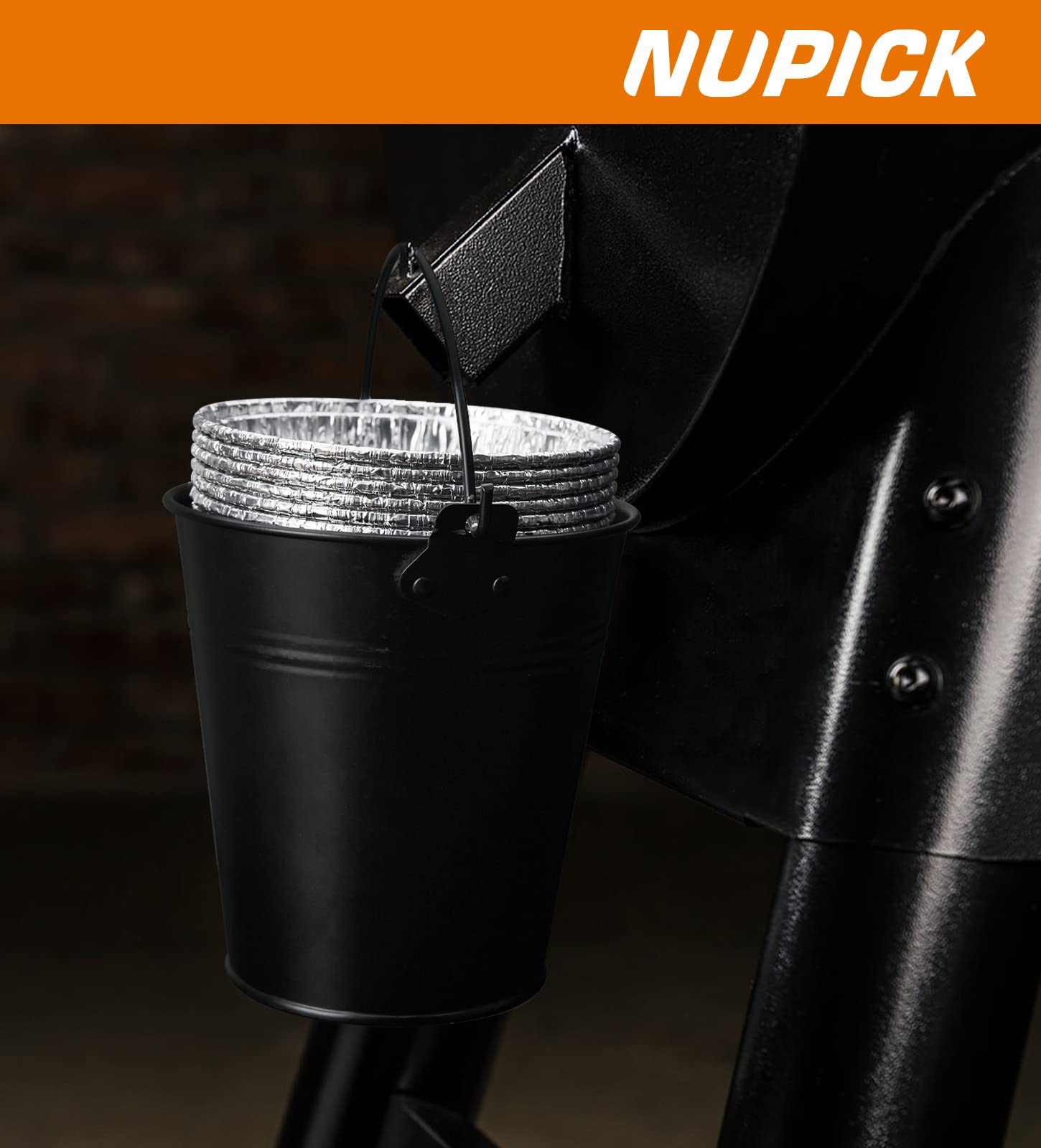 Weather-resistant galvanized steel bucket resists outdoor rust and weather.