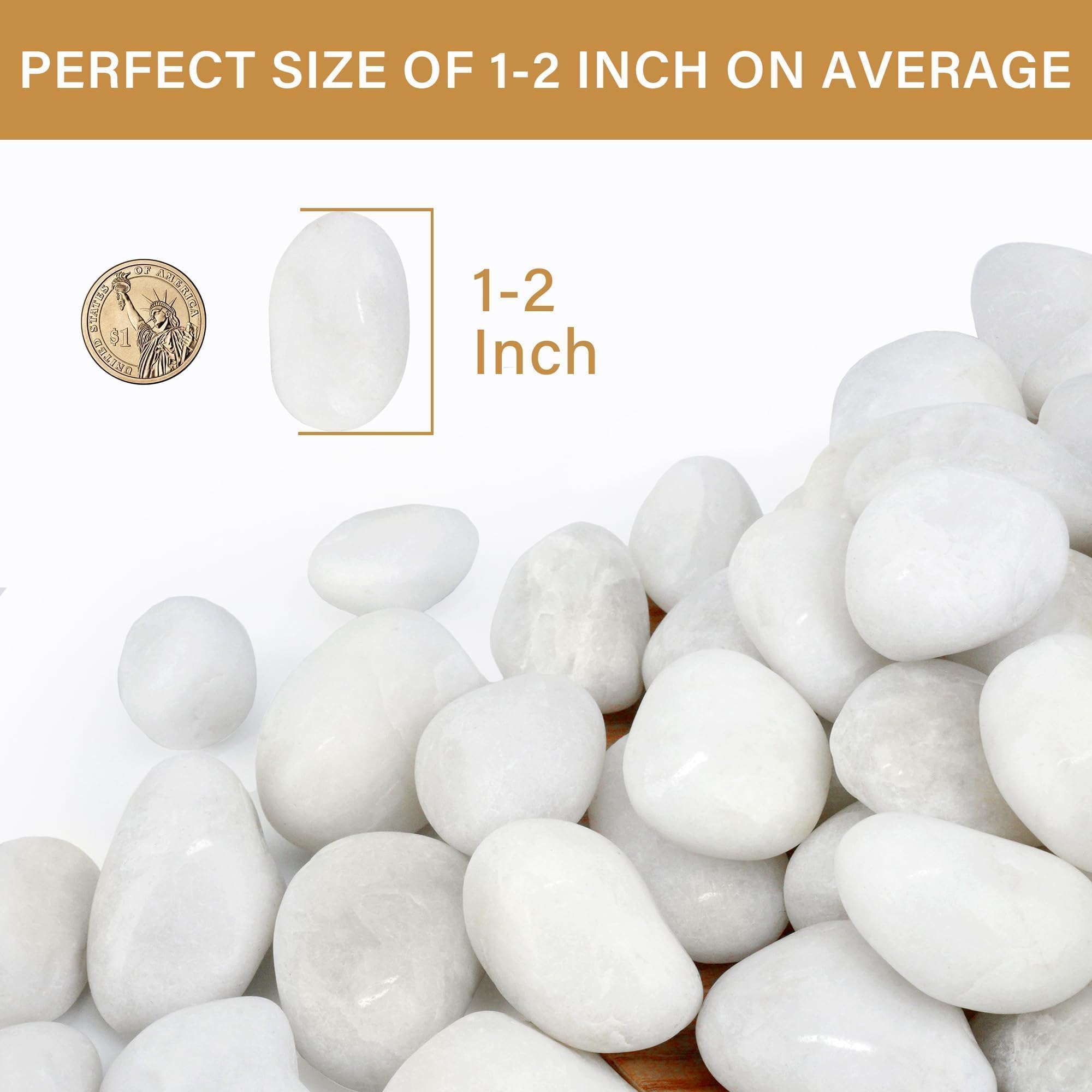 NUPICK decorative rocks rinse easily and prep wells for water features