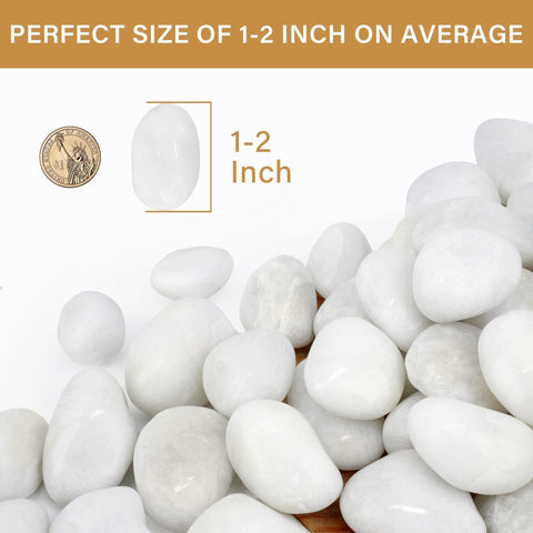 NUPICK decorative rocks rinse easily and prep wells for water features