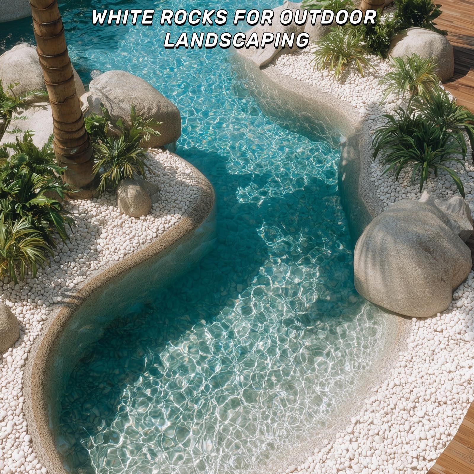 NUPICK rocks for bonsai and succulents elevate décor while helping soil stay evenly moist