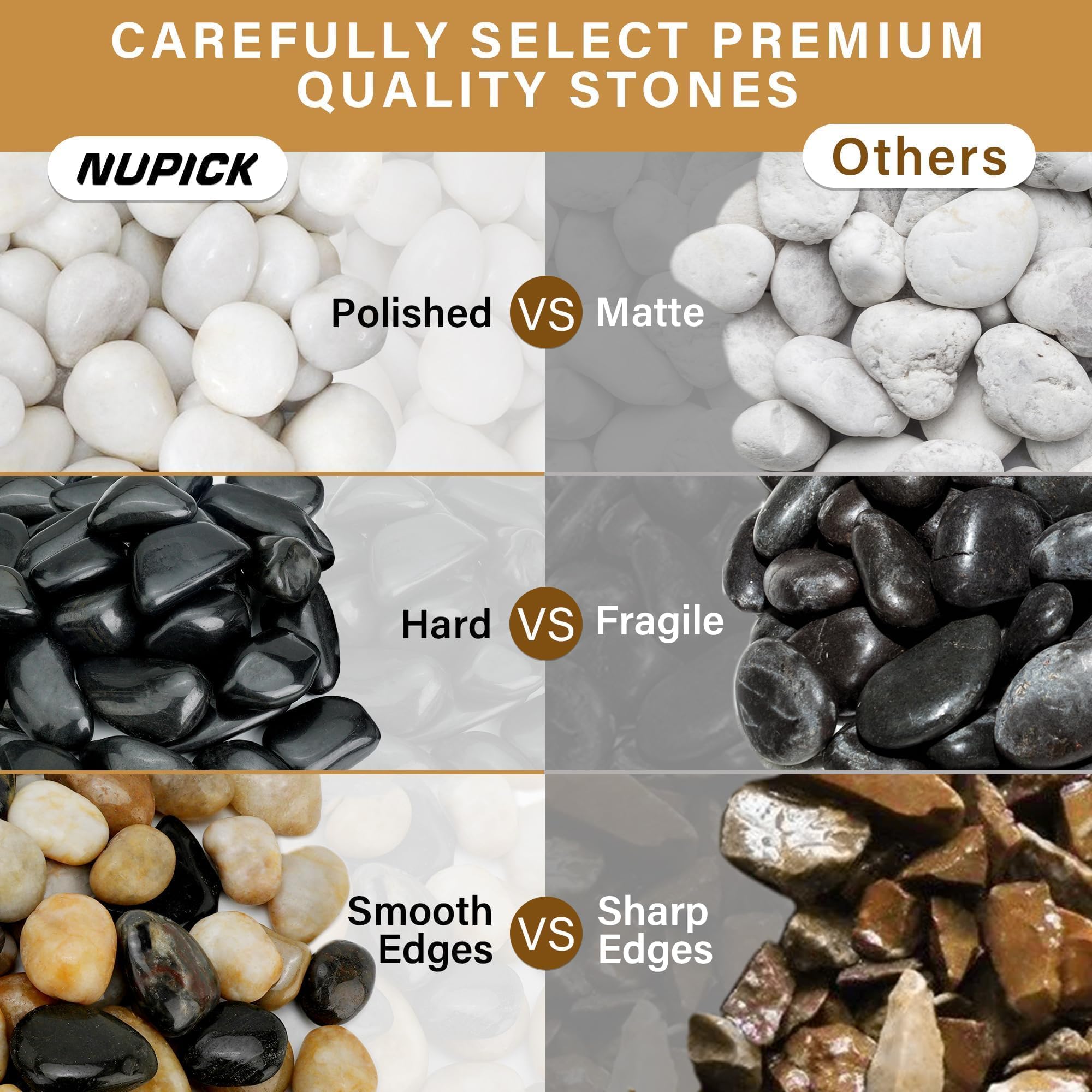 NUPICK 16lb set is ideal for vase fillers and decorative arrangements