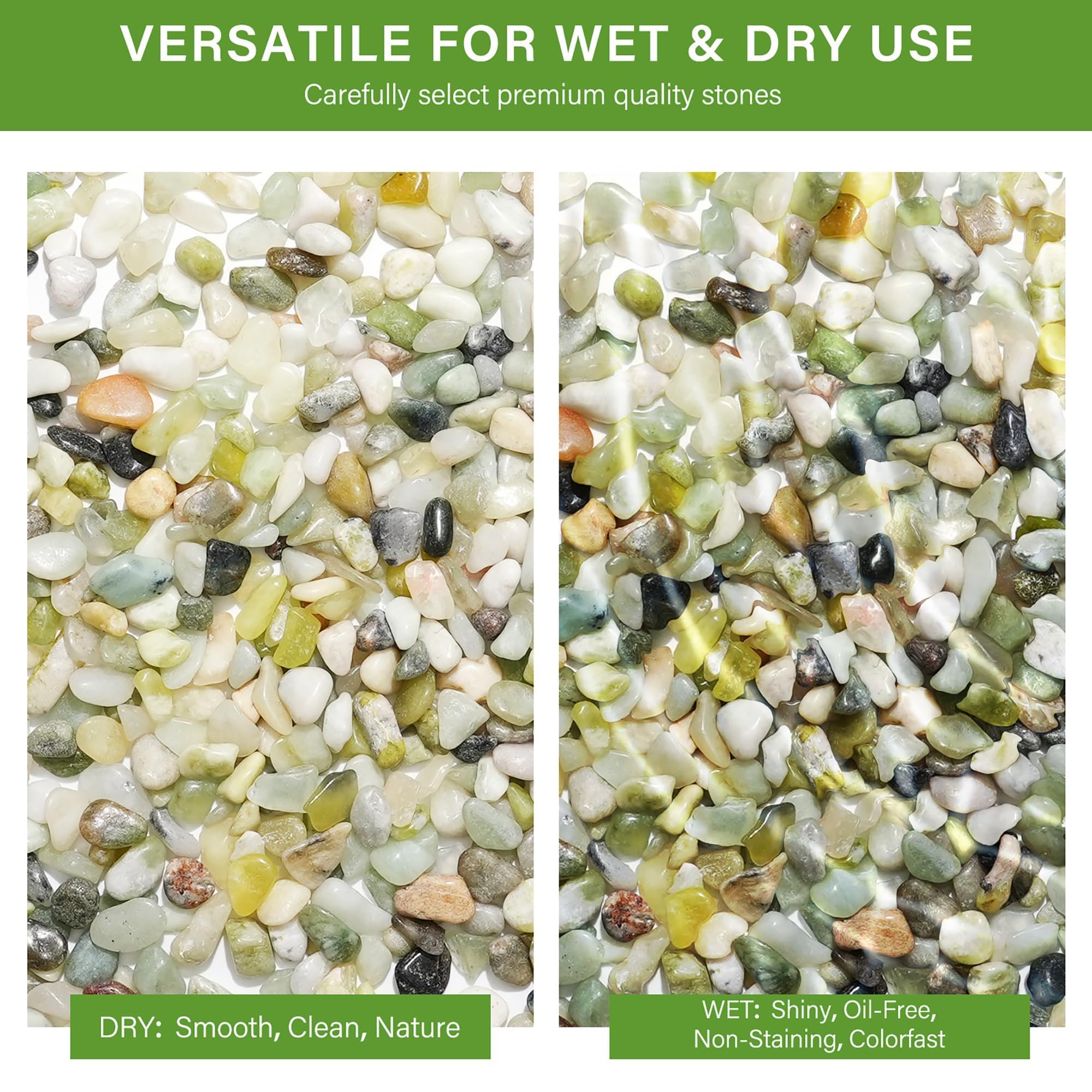 NUPICK decorative rocks for bird baths are durable.