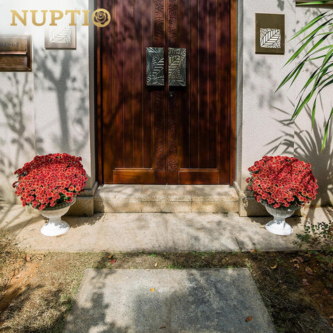 NUPTIO urn planter in garden setup for versatile decor