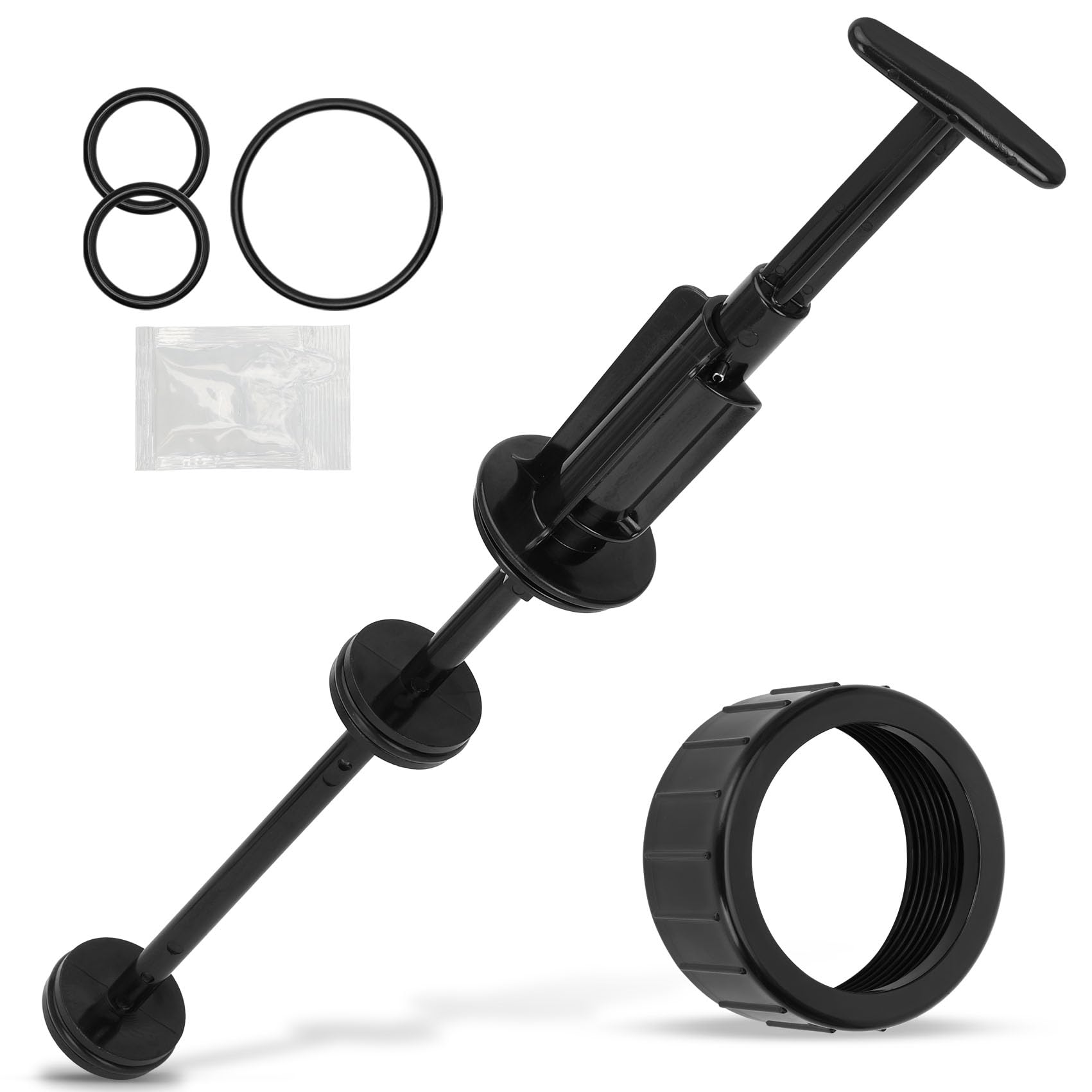 NURATIT 263055 piston shaft front view showing precise Pentair valve compatibility