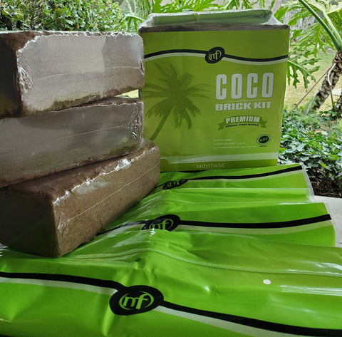NUTRIFIELD Coco Coir Brick suited for microgreens and small setups